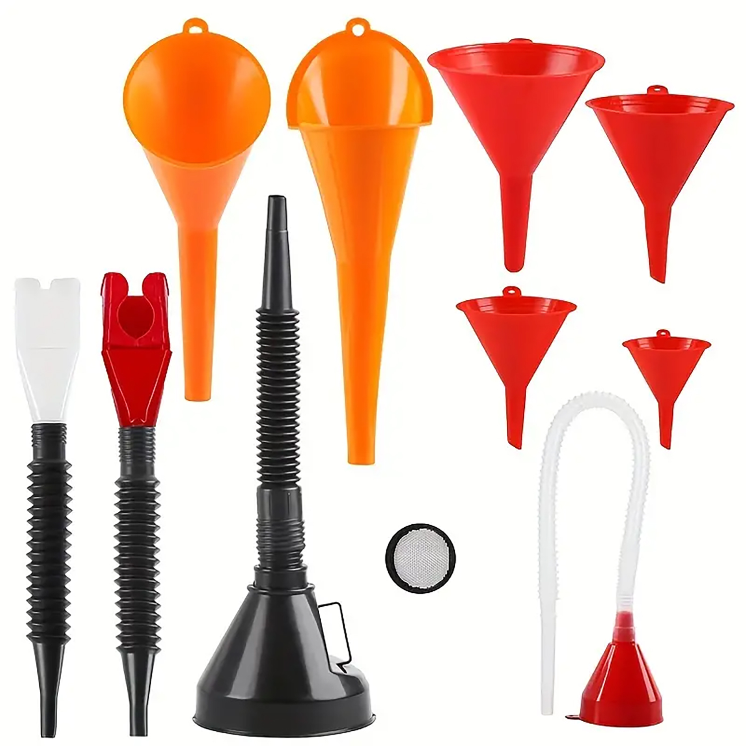 Soap Making Jug - 8/11-Piece Car Plastic Funnel Set, Wide-Mouth