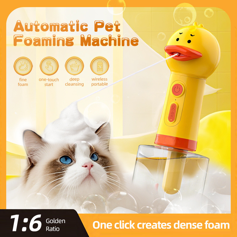 Soap Making Machine - Cute Duck Pet Cleaning Bathing Electric