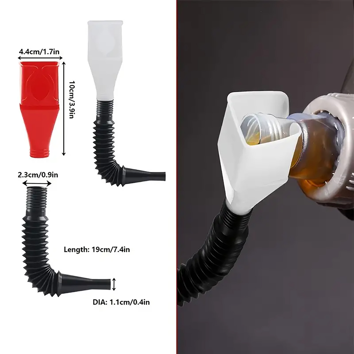 8/11-Piece Car Plastic Funnel  - đánh giá và giá Soap Making Jug
