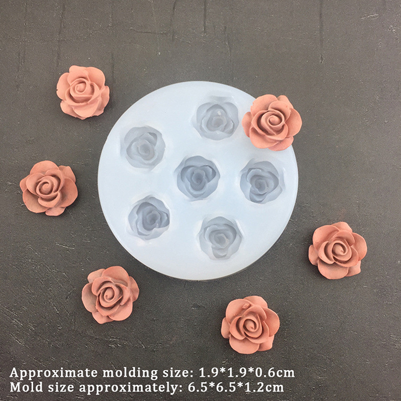 3D Rose Flower Shape Leaf Sili - đánh giá và giá Soap Making Tools