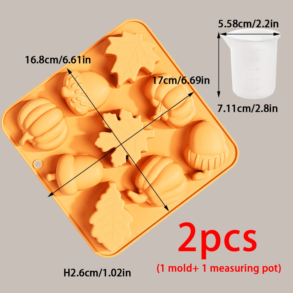 2Pcs DIY Making Tool Pumpkin A - đánh giá và giá Soap Making Jug