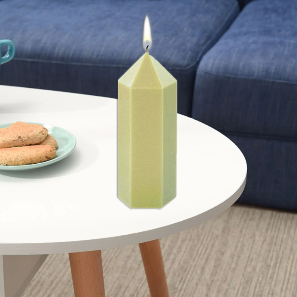 3D Hexagonal Column Candle Mol - đánh giá và giá Soap Making Business
