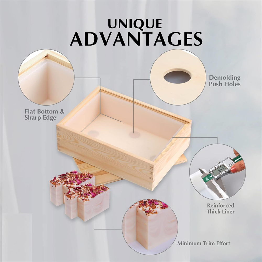 Large Soap Molds Rectangle Sil - đánh giá và giá Soap Making Business