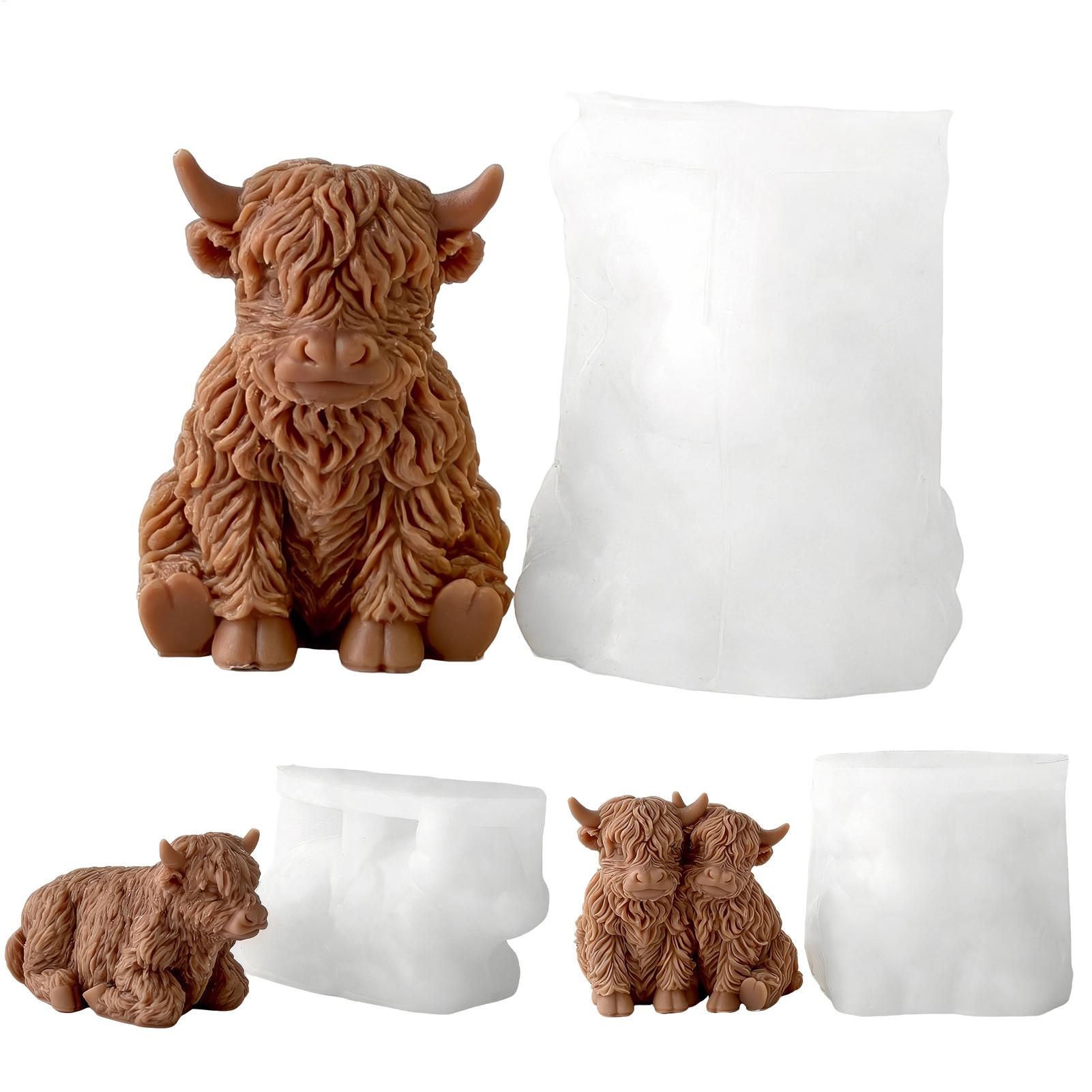 Highland Cow Silicone Mold Reu - đánh giá và giá Soap Making Business