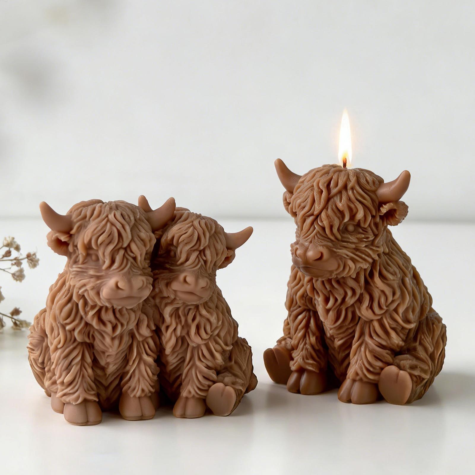 Highland Cow Silicone Mold Reu - đánh giá và giá Soap Making Business