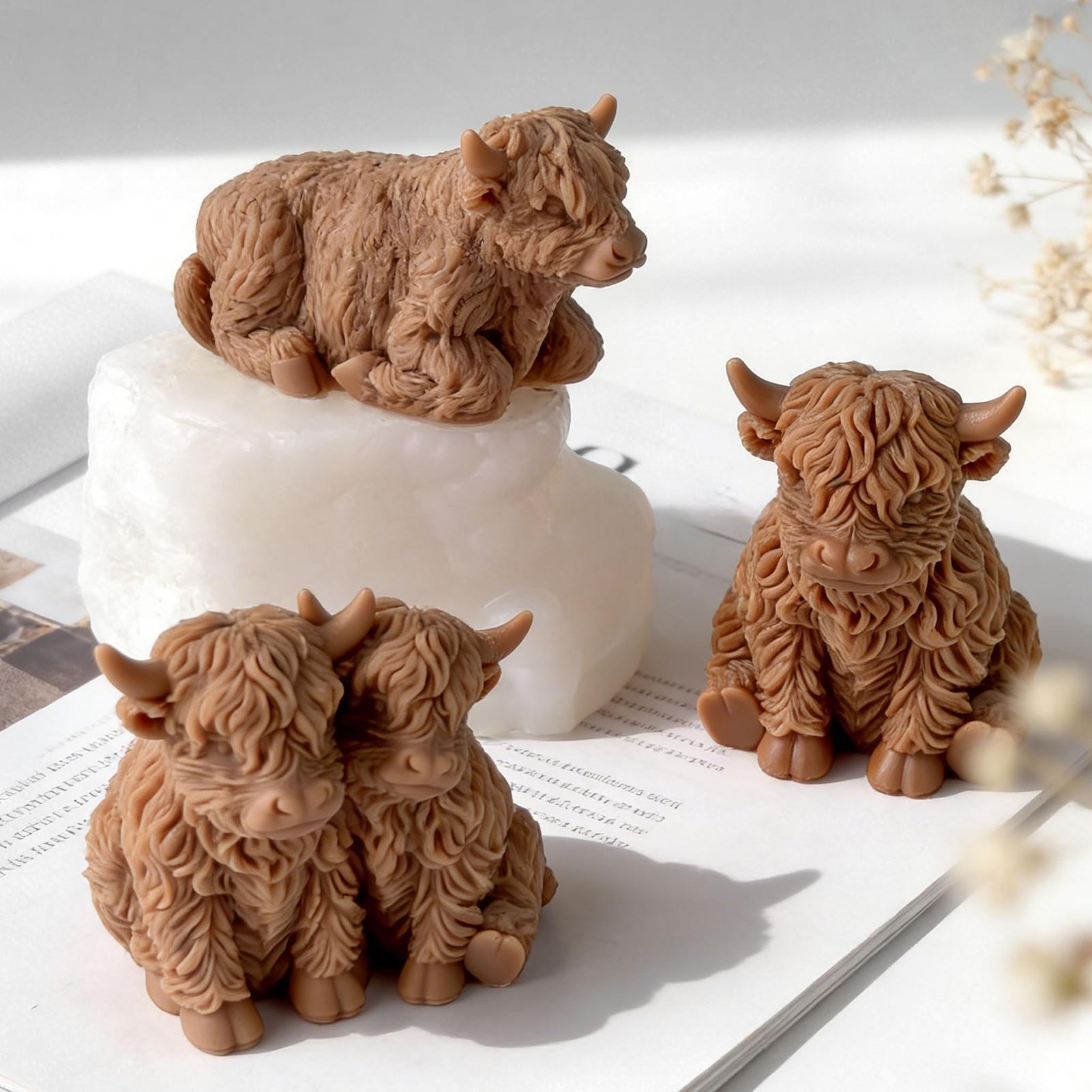 Highland Cow Silicone Mold Reu - đánh giá và giá Soap Making Business