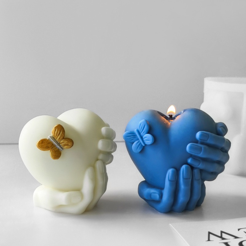 Hand Hold Love Silicone Candle - đánh giá và giá Soap Making Business