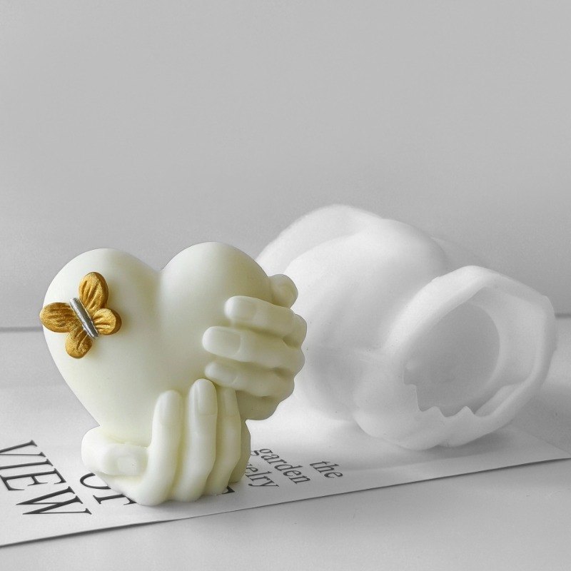 Hand Hold Love Silicone Candle - đánh giá và giá Soap Making Business