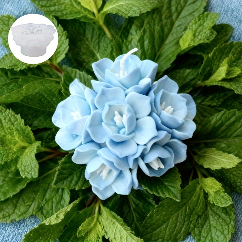 1 Hydrangea Candle Silicone Mo - đánh giá và giá Soap Making Tools