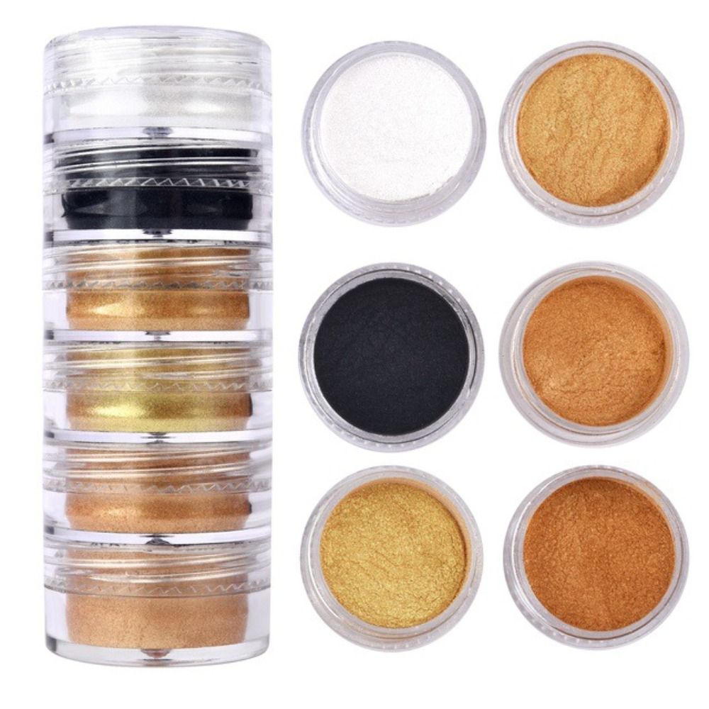 6 Colors/Set Glitter Mica Powd - đánh giá và giá Soap Making Art