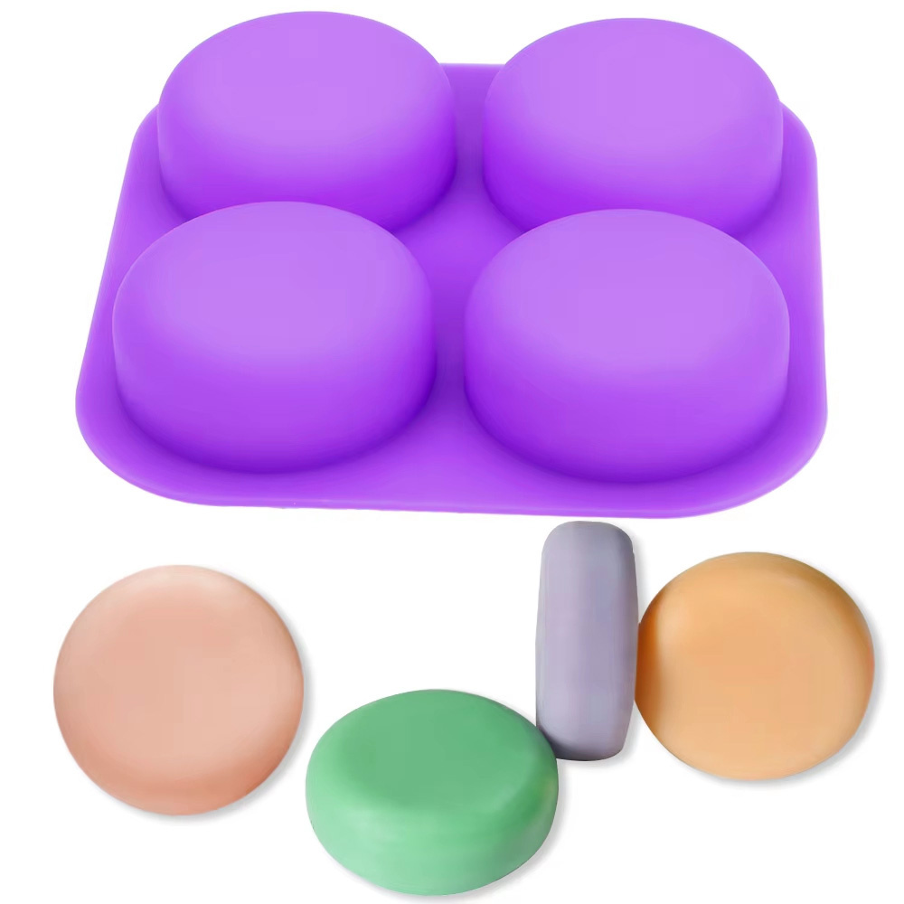 1-2 PCS 4 Cavity Reusable Roun - đánh giá và giá Soap Making Tools