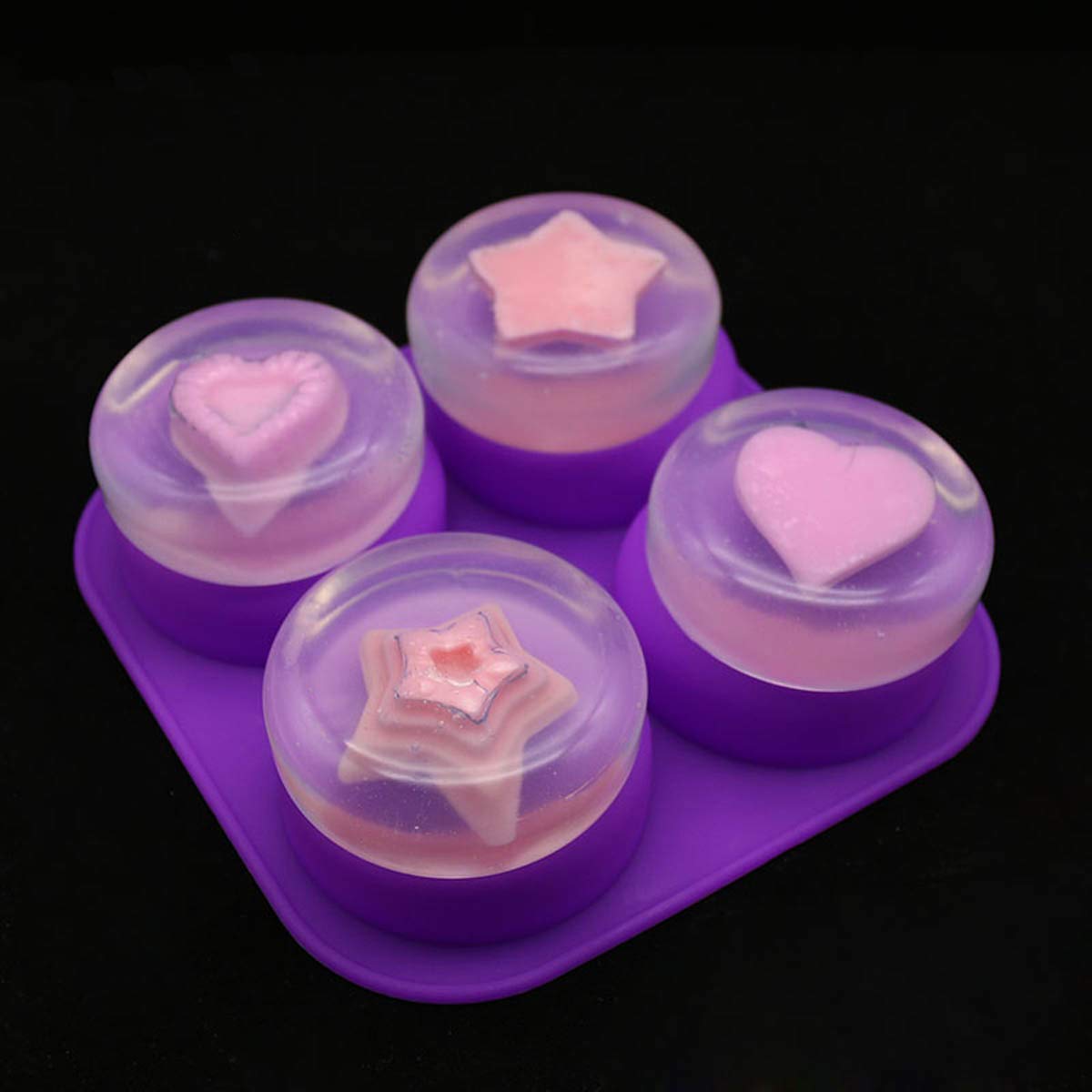 1-2 PCS 4 Cavity Reusable Roun - đánh giá và giá Soap Making Tools