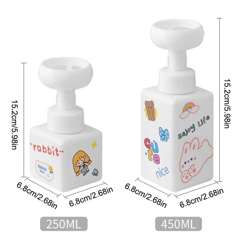250/450ml Flower Shape Foam Pu - đánh giá và giá Soap Making Jug