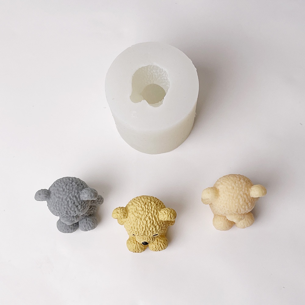 3D Cute Bear Candle Making Mou - đánh giá và giá Soap Making Tools