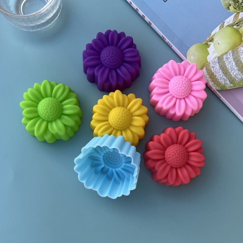 6 Pcs Set Non-Stick Flower Des - đánh giá và giá Soap Making Tools