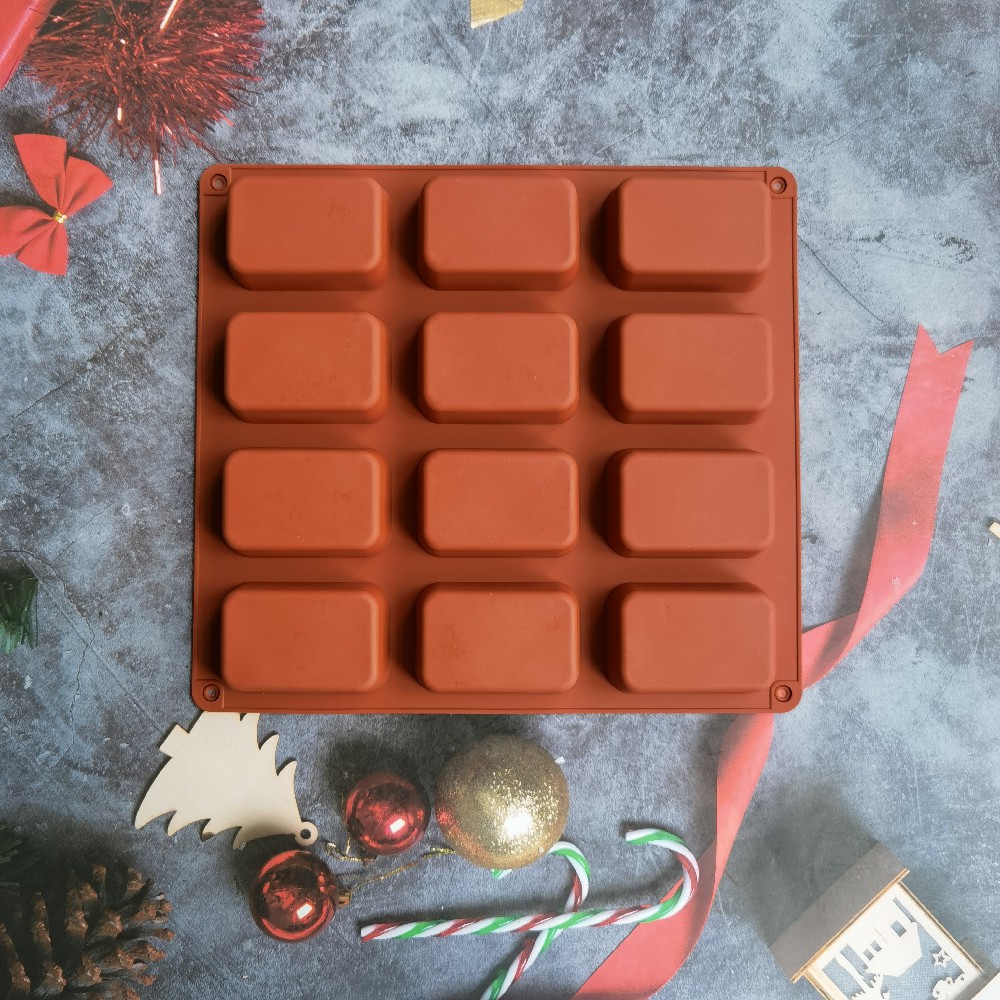 12 Cavity Square Silicone Soap - đánh giá và giá Soap Making Business