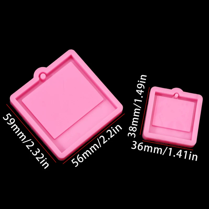 Photo Frame Epoxy Resin Keycha - đánh giá và giá Soap Making Tools