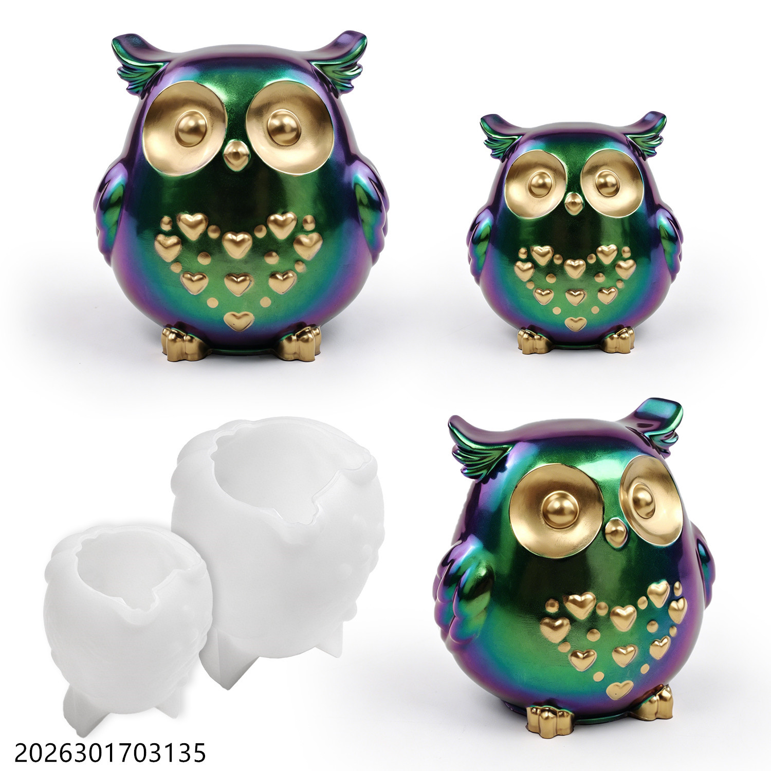 Owl Silicone Mold 3D Bird Shap - đánh giá và giá Soap Making Tools