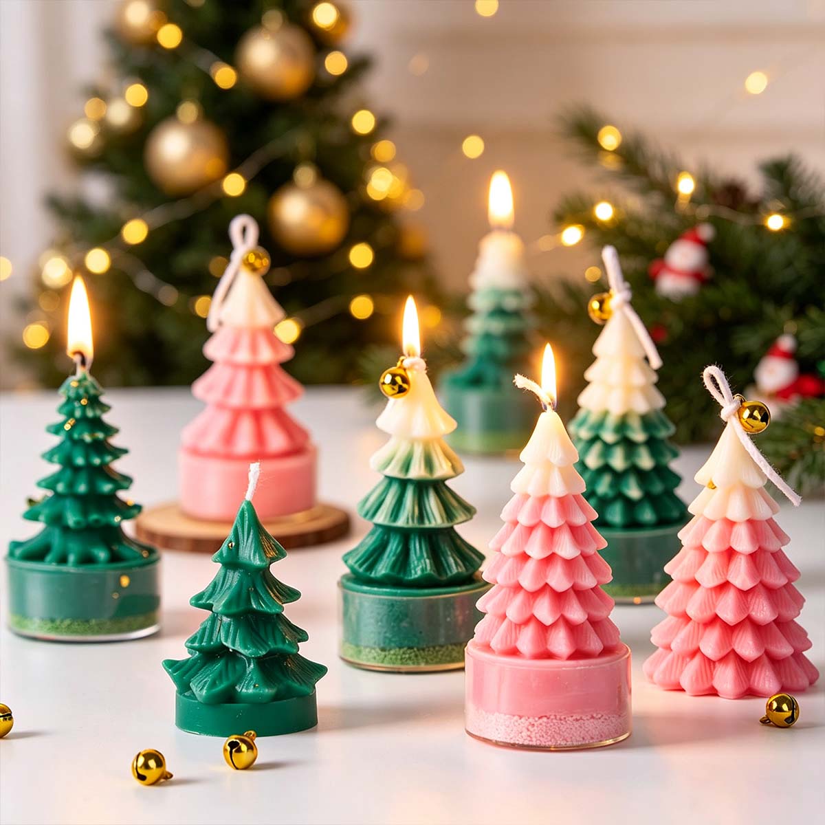 3D Christmas Tree Silicone Can - đánh giá và giá Soap Making Art
