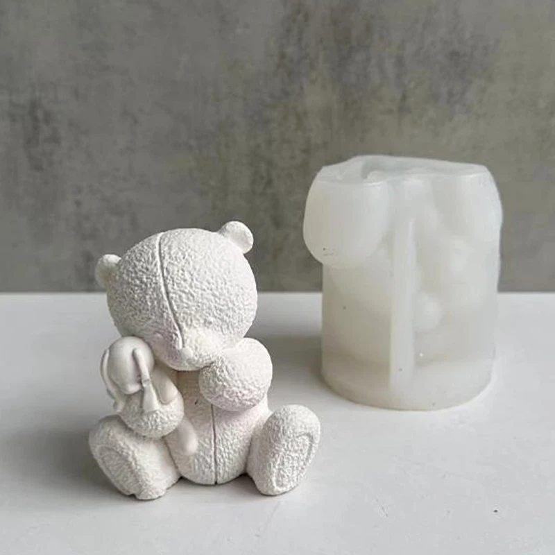 Woven Bear Candle Silicone Mol - đánh giá và giá Soap Making Business