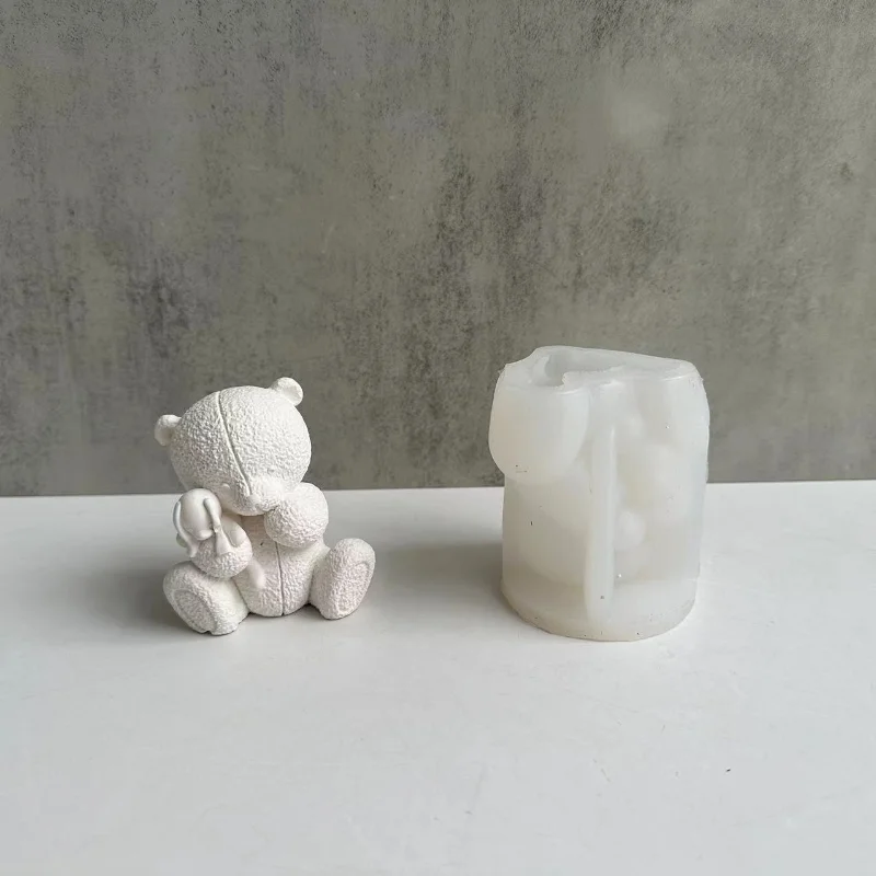 Woven Bear Candle Silicone Mol - đánh giá và giá Soap Making Business