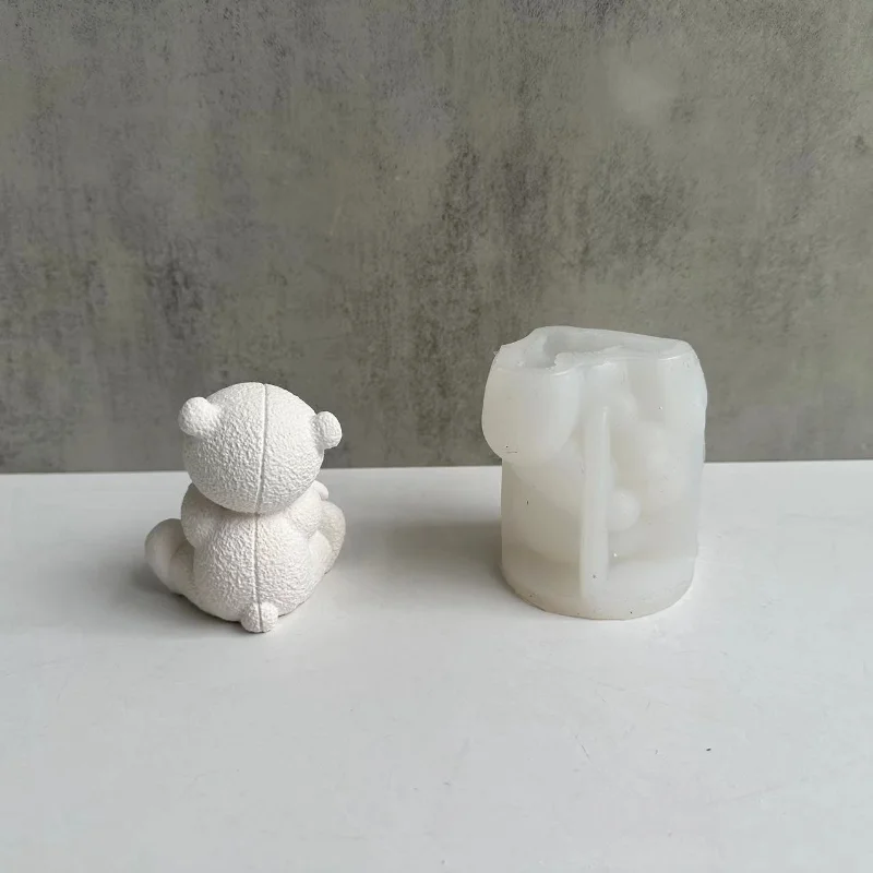 Woven Bear Candle Silicone Mol - đánh giá và giá Soap Making Business